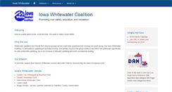 Desktop Screenshot of iowawhitewater.org